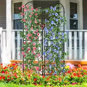 Treillis de jardin en aluminium durable, personnalisable en taille, avec revêtement en poudre, support vertical pour plantes grimpantes en extérieur - Product Image 5