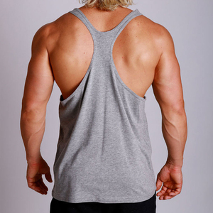 Nouveau débardeur de musculation personnalisé 100 % coton pour homme, coupe stringer, avec grandes ouvertures aux bras et côtés ouverts, idéal pour le fitness - Product Image 6