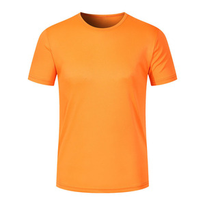 เสื้อยืดคอตตอนถัก 100% ทรงปกติ แขนสั้น สำหรับฤดูร้อน แห้งเร็ว ระบายอากาศได้ดี  รับผลิตแบบ OEM พร้อมปักลายด้านหน้าตามแบบที่ลูกค้าต้องการ - Product Image 4