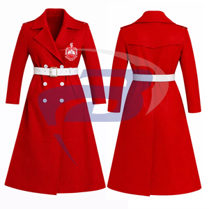 Delta |   Sigma |   Abrigo de Lana de Alta Calidad para Mujer, Estilo Trench Coat, de la Hermandad Theta, Abrigo Largo con Cinturón de la Hermandad DST - Product Image 3