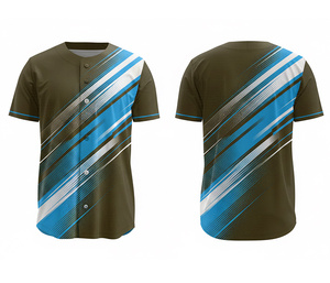 Camiseta de Béisbol Personalizada, Proveedor de Ropa Deportiva OEM, Camiseta con Logotipo y Números Personalizados |   Base de Poliéster Transpirable - Product Image 5