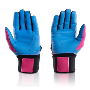 ถุงมือตีเบสบอลซอฟต์บอลคุณภาพพรีเมียมระดับมืออาชีพ ระบายอากาศได้ดี ผลิตจากหนัง นุ่มสบาย ใช้ได้ทั้งมือซ้ายและขวา ปิดด้วยแถบตีนตุ๊กแก - Product Image 2