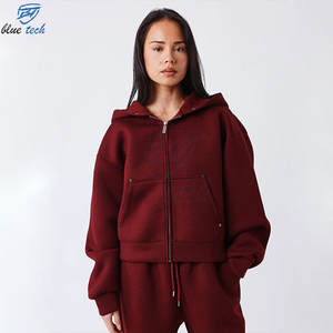 Conjunto Deportivo Informal Personalizado para Mujer, Sudadera con Capucha Holgada y Pantalones, Ropa Deportiva Cómoda para Calle y Gimnasio, 100% Algodón Transpirable - Product Image 2