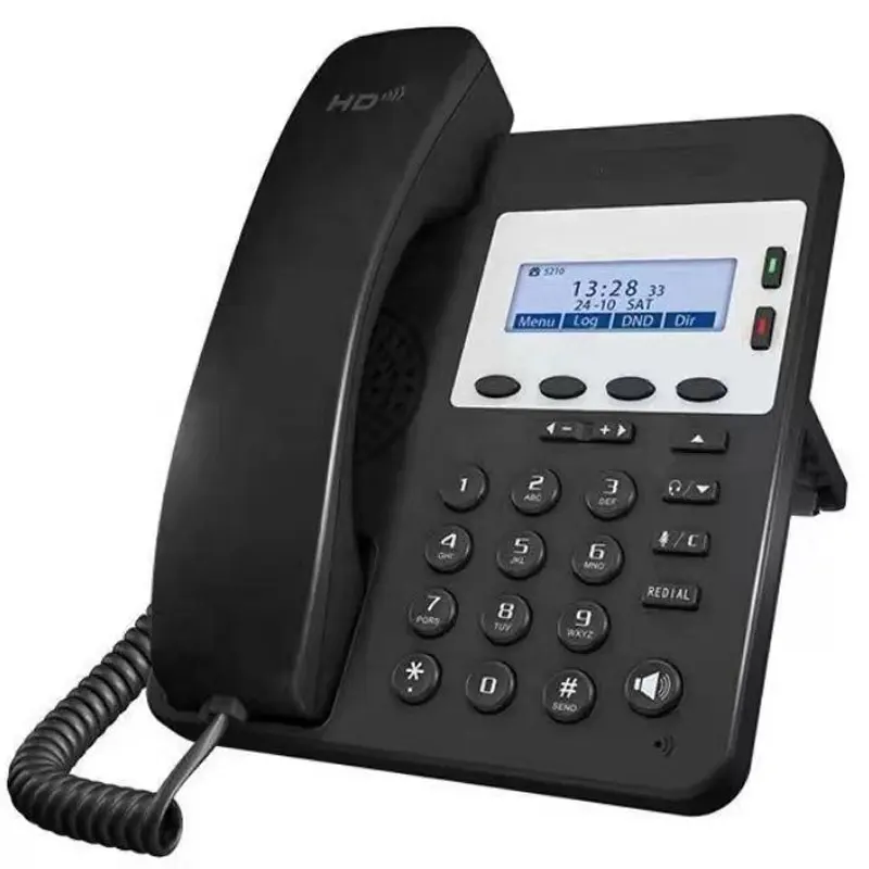 VOIP טלפון IP טלפון עסקי עם SIP 2.0, EHS & PoE
