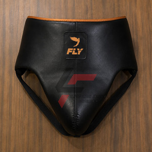Nouvel ensemble de boxe noir et or, modèle professionnel, avec gants de boxe en cuir véritable, protection tête et entrejambe, pour entraînement et sparring. - Product Image 5