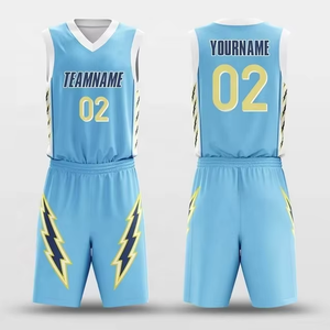 Uniforme de Baloncesto Sublimado Deportivo de Alta Calidad con Logotipo Personalizado/Uniforme de Baloncesto Deportivo para Exteriores Hecho a Medida - Product Image 4