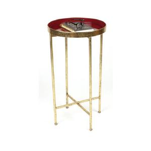 Mesa Auxiliar Moderna y Elegante de Metal con Bandeja Elevable para Té y Café, Ideal para Sala de Estar, Oficina, Exteriores, Mesa Auxiliar para Sofá - Product Image 6