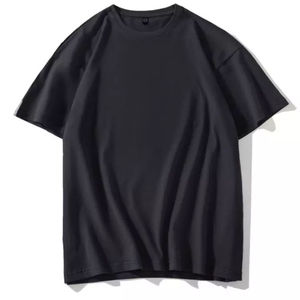T-shirt en coton surdimensionné pour homme, coupe décontractée, manches courtes, streetwear, mode, tee-shirt basique - Product Image 3