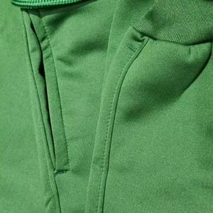 Survêtement vert forêt skinny streetwear, fermeture éclair intégrale, haute élasticité, extensible dans les quatre sens, séchage rapide, poches latérales, 320GSM, 100% polyester - Product Image 4