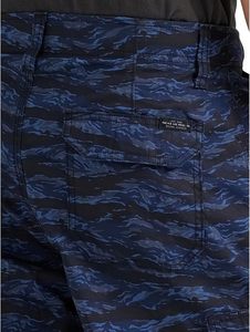 Pantalones Cortos Cargo de Camuflaje Azul para Hombre, Cintura Media, Secado Rápido, Ropa Casual de Verano con Bolsillos - Product Image 4