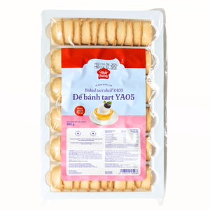 Tartelette au lait de vietnamienne surgelée de qualité supérieure, tartelette aux œufs cuites, coque de tartelette YA05 396G HALAL, pour boulangeries OEM/ODM, vente en gros, expédition mondiale - Product Image 1
