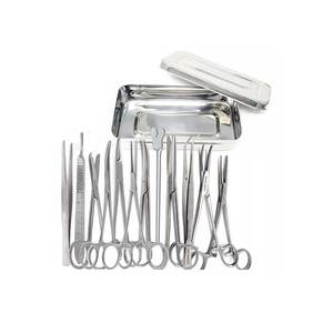 13-Piece Minor Surgery <b>Suture</b> <b>Kit</b> Instrument Box Steel Construction Durable Design CE Certified for Clinic Use Veterinary - Product Image 3