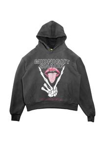 Sweat à capuche épais vintage de haute qualité en molleton bouclette délavé à l'acide, idéal pour l'hiver, avec impression sérigraphiée - Ensemble du fabricant - Product Image 2