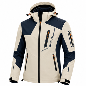 Chaqueta Softshell Unisex al por Mayor, Forro Polar Cálido, Resistente al Agua, con Capucha, Ropa de Trabajo para Exteriores, Cortavientos de Invierno, Fabricante, Venta al por Mayor - Product Image 2