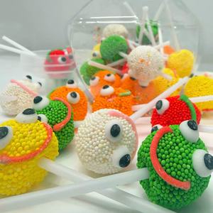 ผู้ผลิตขายส่งลูกอมฮาลาลรูปทรงเบย์เบอร์รี่บรรจุขวด 30 ชิ้น ลูกอมผลไม้รูปหน้ายิ้มหลากสี - Product Image 4