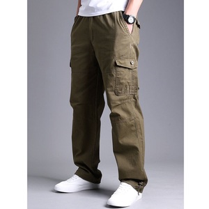 กางเกงคาร์โก้ผ้าแคนวาสเอวสูงสำหรับผู้ชายแบบสั่งทำพิเศษ สีกากี หนัก ทนทาน มีหลายกระเป๋า จากบังกลาเทศ - Product Image 2