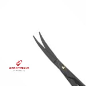 Gorney Micro-Serrated Edge Scissors Tungsten Carbide Blade Premium Black Ceramic Coating Surgical Instrument <b>Precision</b> <b>Tool</b> - Product Image 2