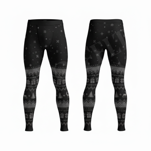 Leggings Térmicos de Compresión Personalizados, Pantalones Deportivos de Invierno, Pantalones de Yoga Transpirables y Modernos - Product Image 2