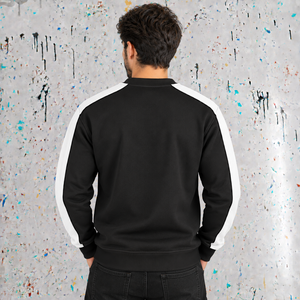 Sweat-shirt en molleton à capuche pour homme SINEWY, manches raglan, 100% coton, tricoté, décontracté, coupe ample, hiver - Product Image 2