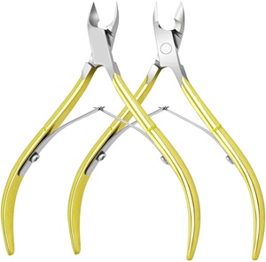 Nail Tech Tools Stainless Steel Cuticle Nipper Chrome plate Manicure Salon Cuticle Nippers - Product Image 1