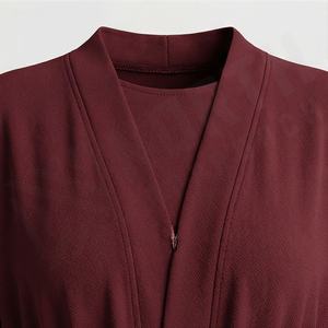 Abaya de luxe pour femme, foulard islamique, ligne de mode, haute qualité, vêtements de fête musulmans, polyester, imprimé, tenue modeste - Product Image 4