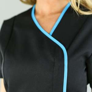 Uniforme de Túnica Personalizado para Salón de Belleza y Spa para Mujer, Mezcla de Poliéster, Algodón y Spandex, Color y Logotipo Personalizables - Product Image 2