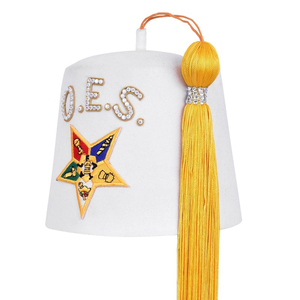 Manufactures <b>Masonic</b> Fez Regalia Leather Cap <b>Case</b> With Customization Color & Size Durable Hand Embroidery <b>Masonic</b> Fez - Product Image 3