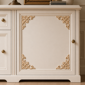 Custom Unfinished Antique <b>Wood</b> Carved Appliques Decorative Furniture Onlays Home Interiors - Product Image 5