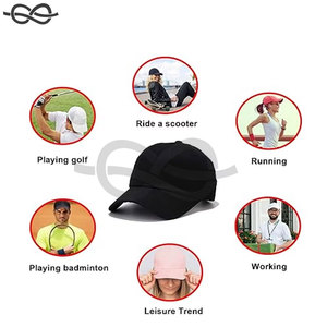 Casquette de baseball classique à profil bas, réglable, en coton, style golf, pour hommes et femmes, design uni non structuré - Product Image 6