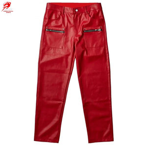 กางเกงหนังผู้ชายสุดอินเทรนด์ ดีไซน์คลาสสิก สวมใส่สบาย วัสดุคุณภาพสูงสำหรับสวมใส่ทุกวัน - Product Image 1
