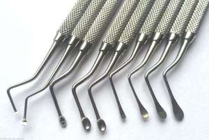 Herramientas de Restauración Dental de Acero Personalizables: Pulidores de Bola, Raspadores de Amalgama y Plástico de Resina de Blush Surgical - Product Image 4