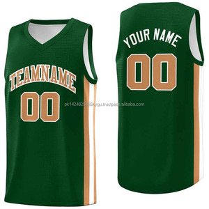 Camiseta de Baloncesto Personalizada al por Mayor, Diseño Retro, Impresión por Transferencia de Calor, Transpirable, Reversible, para Adultos - Product Image 1