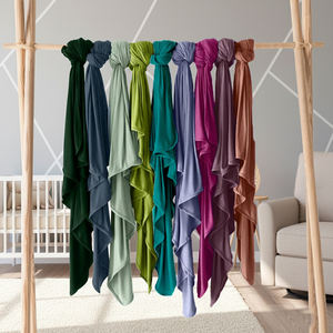 Manta Envolvente para Bebé Suave y Transpirable, 95% Algodón, 5% Bambú y 5% Elastano - Product Image 4