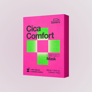 sheet mask facial Its Skin Dr Savers Cica Comfort <b>Serum</b> Mask Set 10 Sheets sheet masks facial Made in Korea hydrogel face masks - Product Image 4