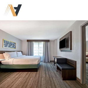 Ensemble de meubles de chambre d'hôtel en MDF empilable pour les projets de rénovation de chambres d'hôtes commerciales Hilton Garden Inn - Product Image 2