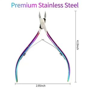 Cortauñas Profesional de Acero Inoxidable con Mandíbula Biselada de 12.5 MM, Cuchilla Curva de Punta Afilada, Apertura de Mandíbula Ancha Portátil para el Cuidado de las Uñas - Product Image 2