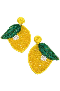 Boucles d'oreilles rondes brodées à la main avec des perles de rocaille pour femmes et filles, boucles d'oreilles artisanales de haute qualité en provenance d'Inde - Product Image 2