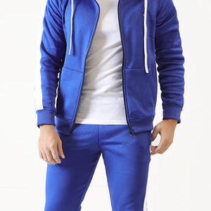 Survêtement à capuche en coton personnalisé avec logo de fraternité pour hommes, décontracté, hiver, athlétique, fermeture éclair intégrale, entraînement et jogging - Product Image 2