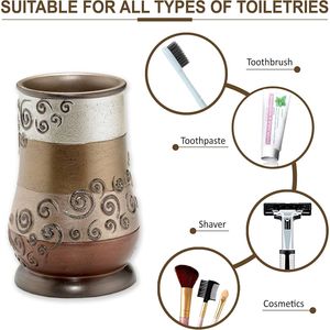 Set di Accessori per Bagno Miramar 4 Pezzi, Design Unico Multicolore a Forma di Pipistrello con Dispenser per Lozione, Porta Spazzolino, Portasapone - Product Image 2