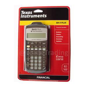 Calculatrices financières Texas Instruments BA II Plus, calculatrice scientifique noire pour étudiants - Product Image 3