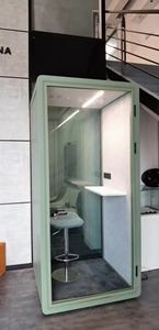 Cabina <span class=keywords><strong>de</strong></span> Oficina Insonorizada para Reuniones Privadas, Cabina Acústica para Oficina, Cabina Insonorizada Ecológica para Reuniones - Product Image 3