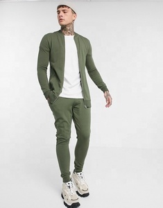 Punchin Sports hommes vert Baseball Bomber veste Offre Spéciale décontracté extérieur col à capuche support hiver tissu en état neuf - Product Image 5