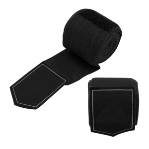 Bandages de boxe personnalisés d'usine ODM, imprimés avec logo personnalisé, semi-élastiques, matériau personnalisé, paiement sécurisé - Product Image 2