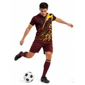 Precio al por Mayor, Mejor Calidad, Conjuntos de Camisetas de Fútbol Antibacterianas 100% Poliéster, Hechas en Pakistán, Colores y Logotipo Personalizables para Entrenamiento - Product Image 5