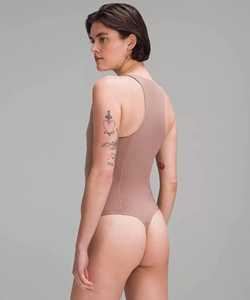 Maillot de bain une pièce pour femme, col montant, couleur unie, extensible, en Spandex et Nylon, tricoté sans couture, coupe classique - Product Image 5