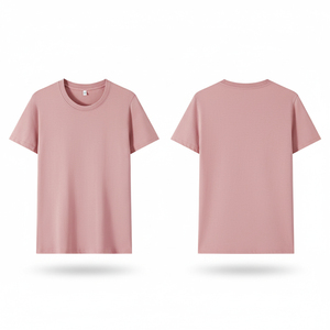 เสื้อยืดคอกลมแขนสั้นสีดำโอเวอร์ไซส์สำหรับผู้ชาย ผ้าฝ้ายย้อมสีพื้นเรียบง่าย สไตล์ลำลอง สีพื้น ผลิตแบบ OEM ขายส่ง - Product Image 6