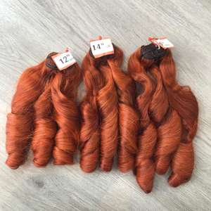 Hot Trending Cajun Color 100% Cabello virgen vietnamita Tejido Cabello rizado hinchable de alta calidad Origen de Vietnam - Product Image 1