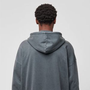 Sweat-shirt à capuche zippé pour homme, respirant, en molleton de coton, pour la gym, la course à pied, décontracté, fabricant OEM, vente en gros - Product Image 6