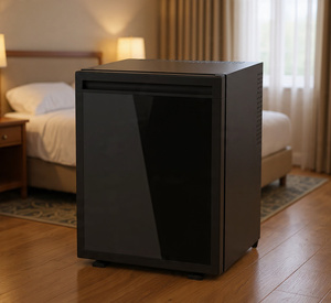 Mini <b>Fridge</b> with Compressor Compact Hotel Refrigerator Silent Cooling Mini <b>Bar</b> <b>Fridge</b> for Hotels Resorts Offices - Product Image 6
