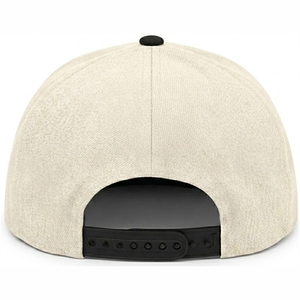 หมวกแก๊ปแบบ Snapback 6 แผง รุ่น Custom Blank สีครีมเบจ ผ้าคอตตอนทวิลล์ คุณภาพพรีเมียม สไตล์สตรีทแวร์ รับผลิตแบบ OEM ขายส่ง - Product Image 5
